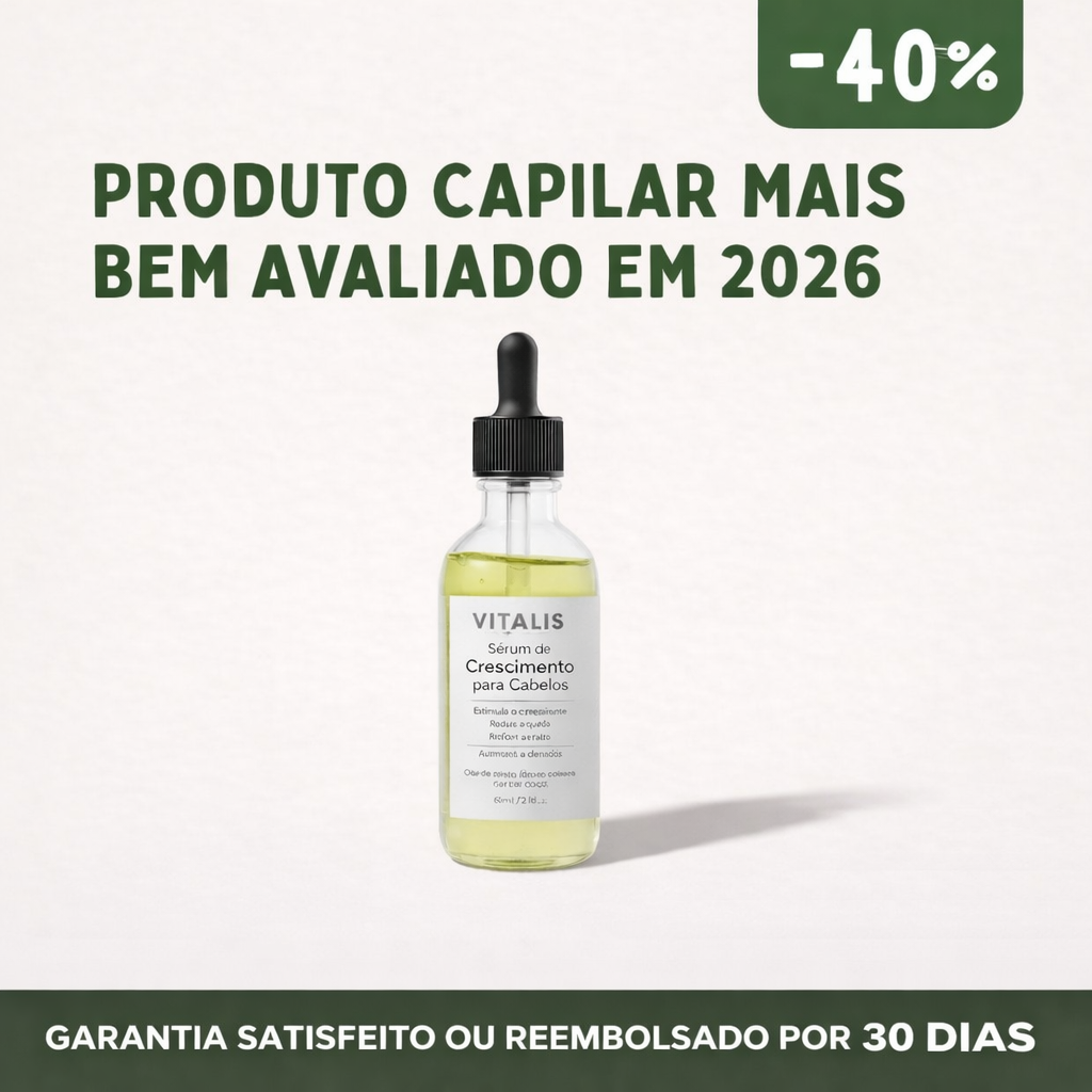 Vitalis - Recupere Seu Cabelo, Sua Confiança e Seu Visual Natural