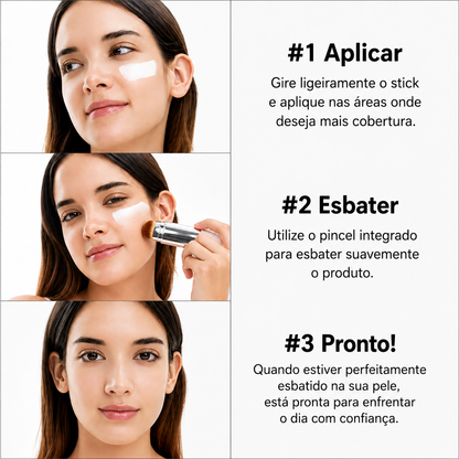 Base inteligente com pincel integrado