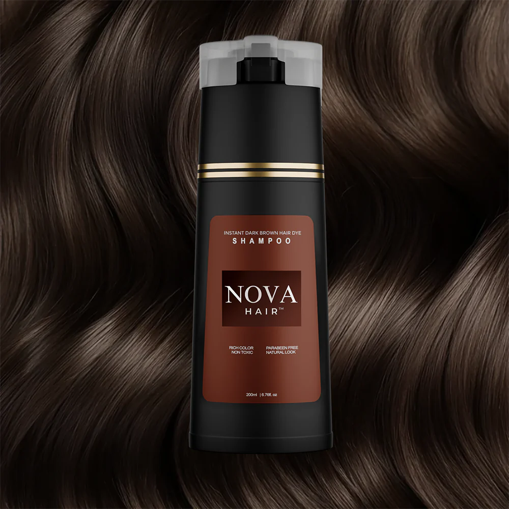 Shampoo de tintura instantânea NovaHair™