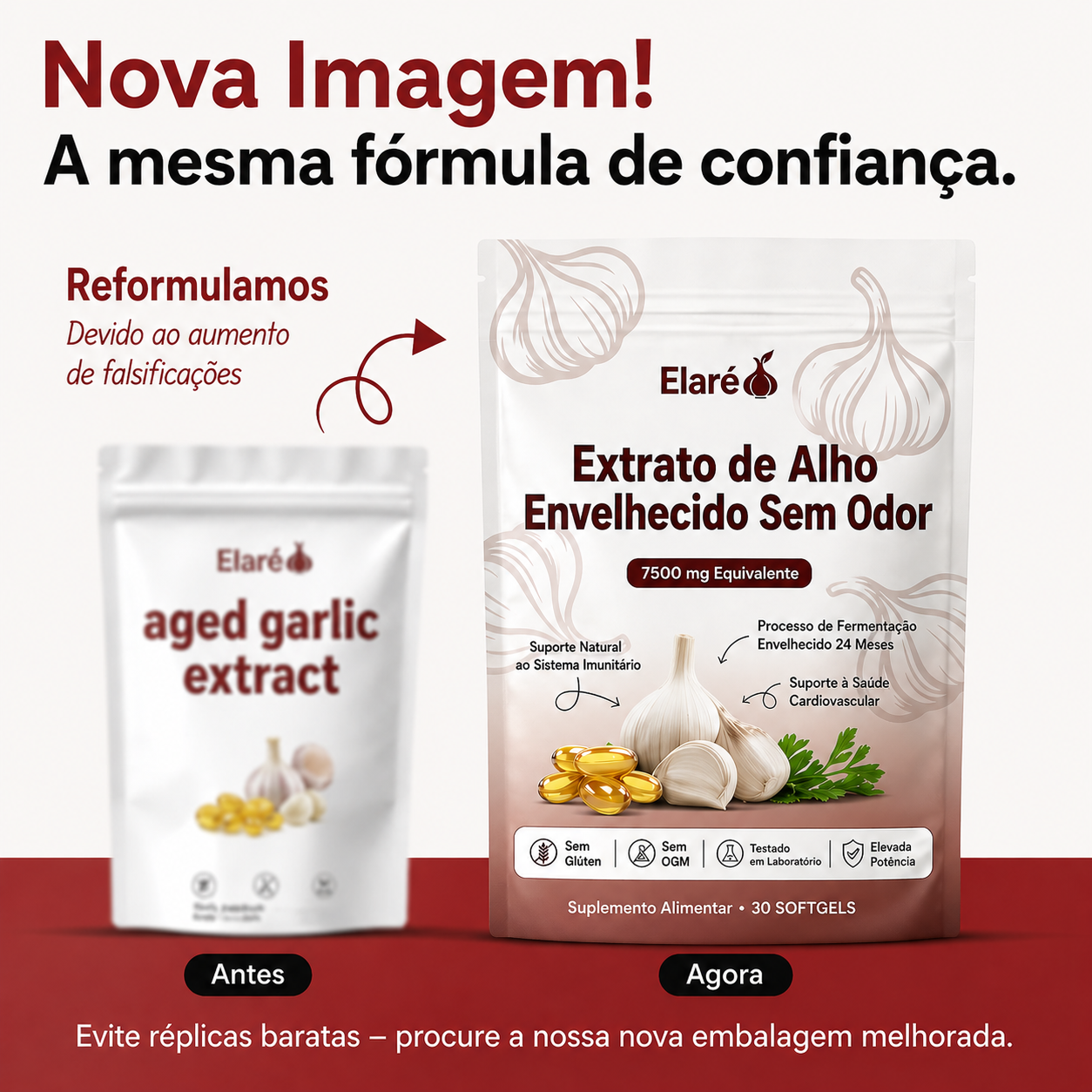 Garlinox - Extrato de Alho Envelhecido Sem Odor