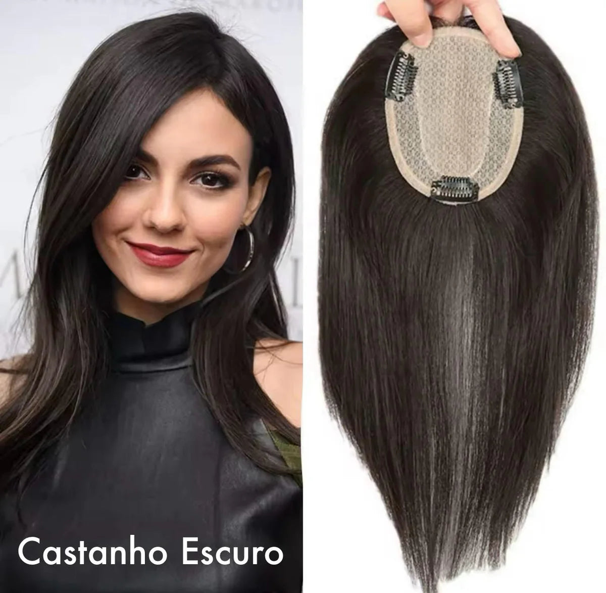 Topo De Cabeça (Cabelo Humano)