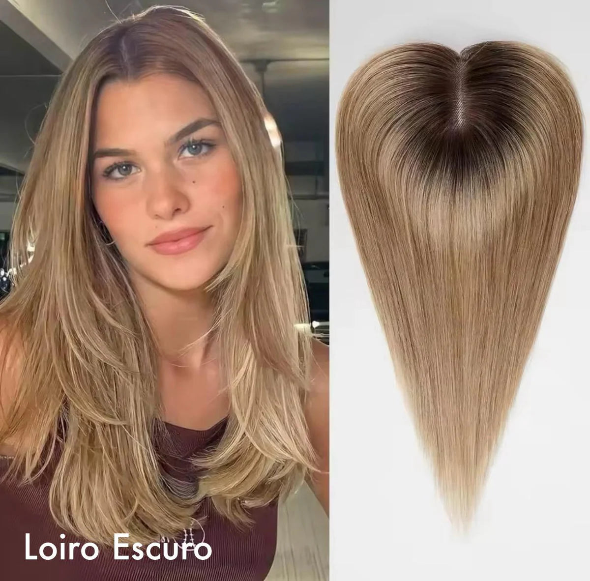 Topo De Cabeça (Cabelo Humano)