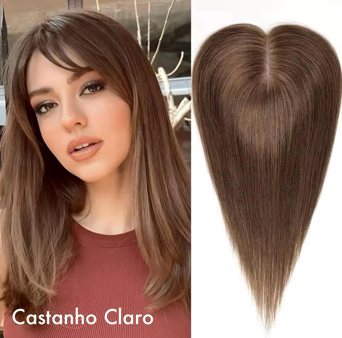 Topo De Cabeça (Cabelo Humano)
