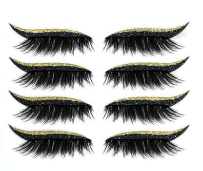 Delineador de Pestanas com glitter reutilizável + de 30 vezes - Start